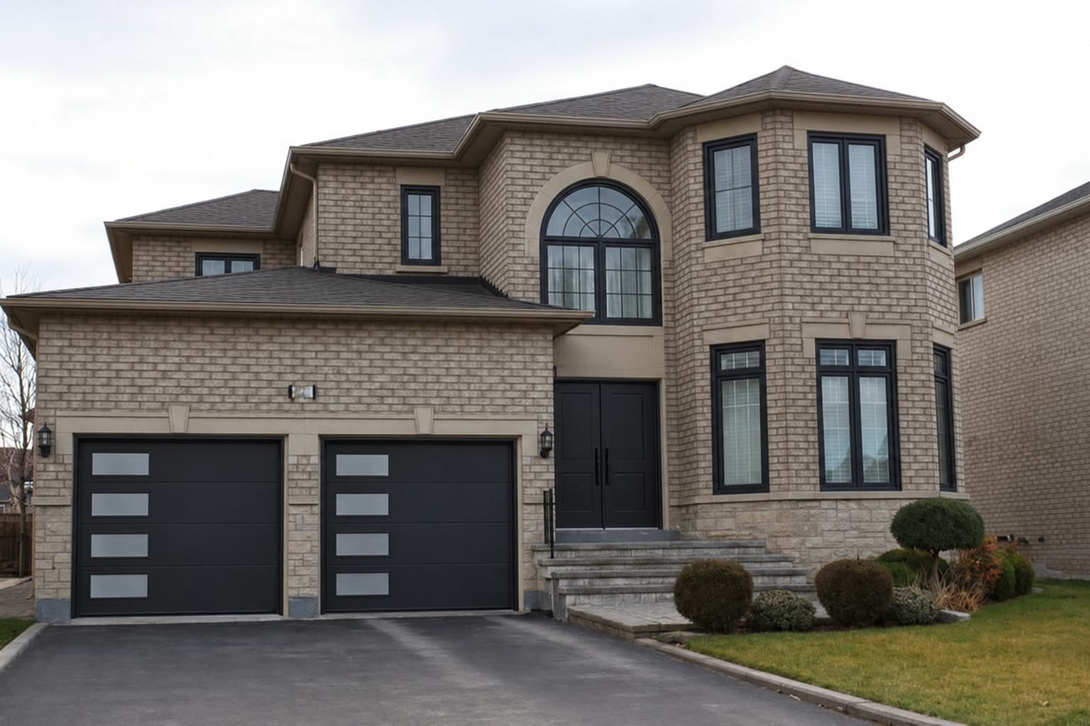 After: the home with updated windows and doors